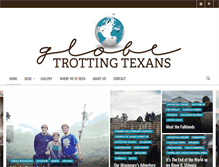 Tablet Screenshot of globetrottingtexans.com